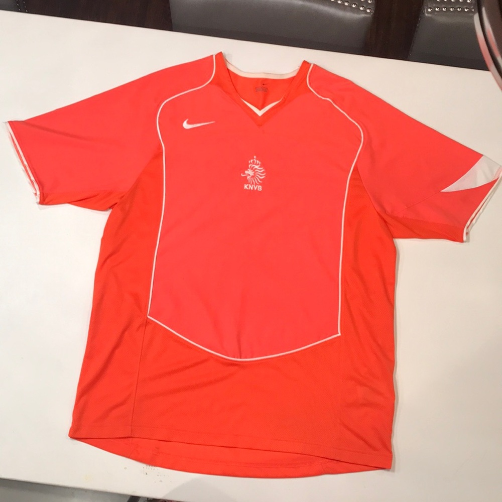 Netherlands 04/05 Nike Home Soccer Jersey